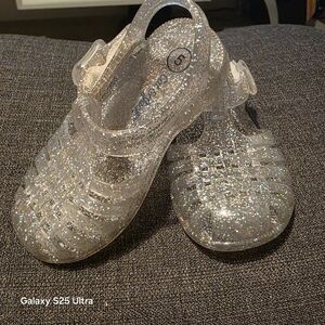 Cat & Jack Glittery Kids Sandals
